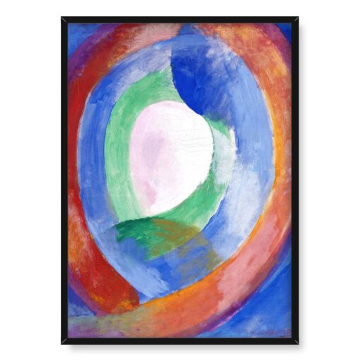 Robert Delaunay Okrągłe formy Księżyc 50x70