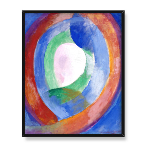Robert Delaunay Okrągłe formy Księżyc nr 1 40x50 w RAMIE