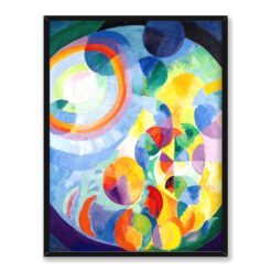 Robert Delaunay Okrągłe formy Słońce księżyc 30x40