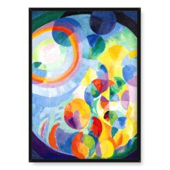 Robert Delaunay Okrągłe formy Słońce księżyc 50×70