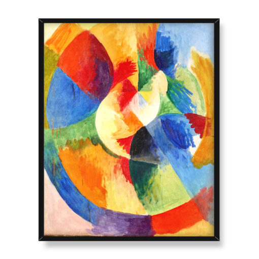 Robert Delaunay Okrągłe kształty słońce 40x50