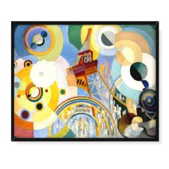 Robert Delaunay Powietrze żelazo i woda 50×40