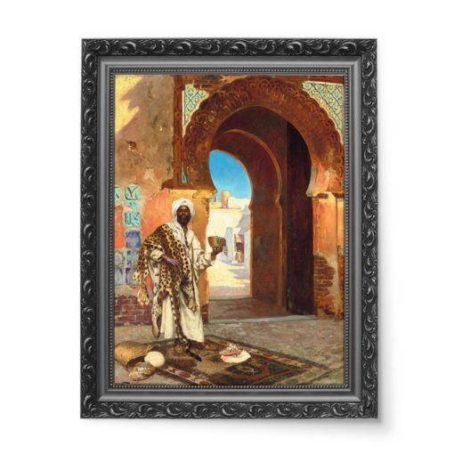 Rudolf Ernst Handlarz skorupami 50x70 wydruk na płótnie CANVAS