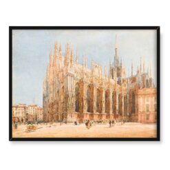 Rudolf von Alt Mediolan Katedra 40x30