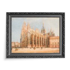 Rudolf von Alt Mediolan Katedra 70x50 wydruk na płótnie CANVAS