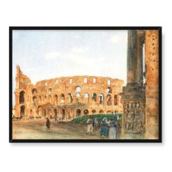 Rudolf von Alt Rzym Koloseum 40x30