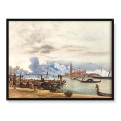 Rudolf von Alt San Giorgio Maggiore Wenecja 40x30