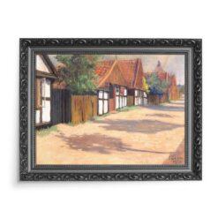 Soter Jaxa Małachowski Hel ulica wiejska 70×50 wydruk na płótnie CANVAS
