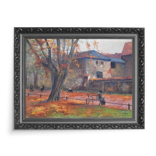 Soter Jaxa Małachowski Kraków Motyw z plant 70x50 wydruk na płótnie CANVAS