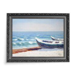 Soter Jaxa Małachowski Łódź na morzu 70×50 wydruk na płótnie CANVAS