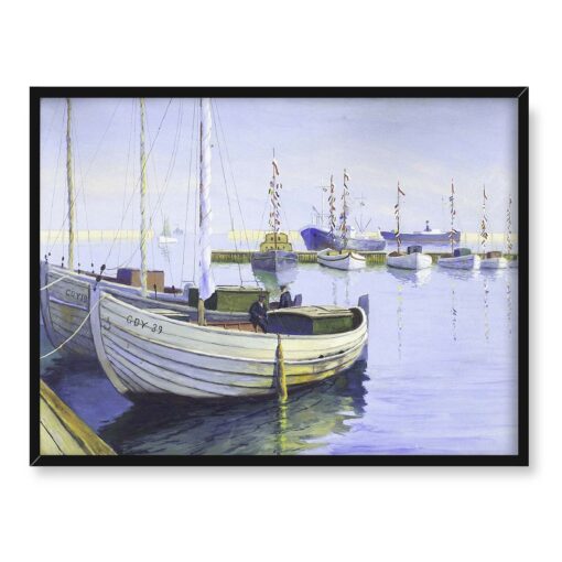 Soter Jaxa Małachowski Port Gdynia 40x30 w RAMIE