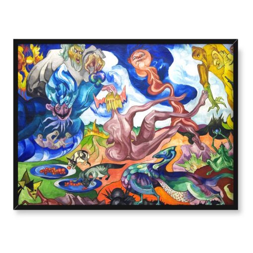 Stanisław Ignacy Witkiewicz Tworzenie świata 40x30