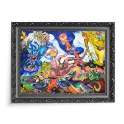 Stanisław Witkiewicz Tworzenie świata 70x50 wydruk na płótnie CANVAS