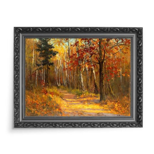 Stanisław Żukowski Opadające liście 70x50 wydruk na płótnie CANVAS