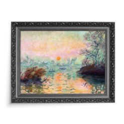 Tadeusz Makowski Zachód słońca 70x50 wydruk na płótnie CANVAS