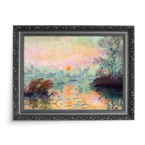 Tadeusz Makowski Zachód słońca 70x50 wydruk na płótnie CANVAS