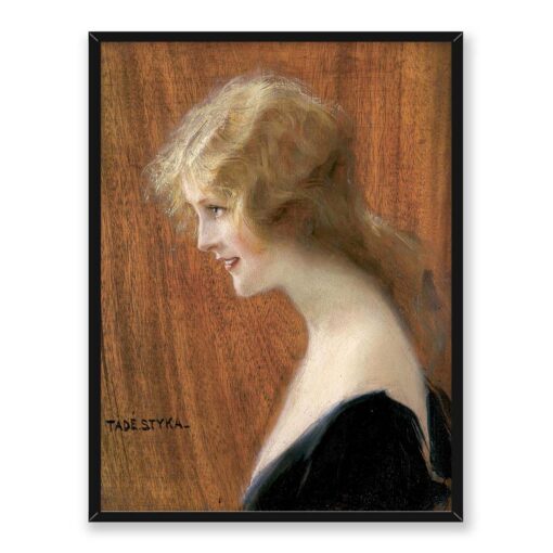 Tadeusz Styka Blond piękność 30x40