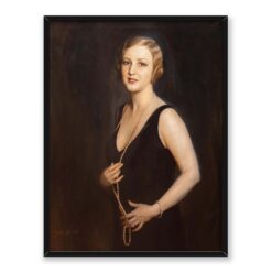 Tadeusz Styka Dama z perłami 30x40