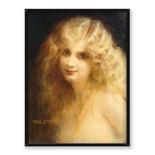 Tadeusz Styka Złotowłosa 30x40