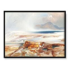 Thomas Moran Gorące źródła Yellowstone 40x30 w RAMIE