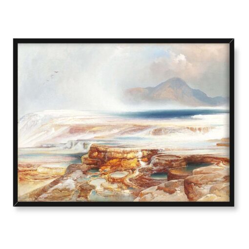 Thomas Moran Gorące źródła Yellowstone 40x30