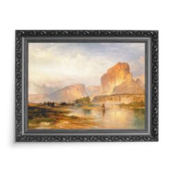 Thomas Moran Klify Green River 2 70x50 wydruk na płótnie CANVAS
