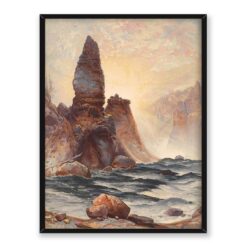 Thomas Moran Wieże Tower Falls Yellowstone 30x40