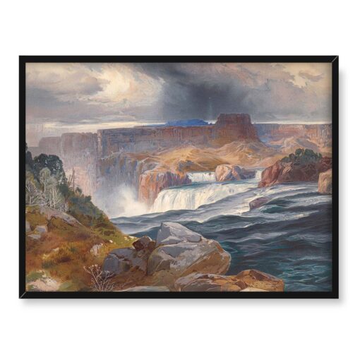 Thomas Moran Wodospady Snake River w Idaho 40x30