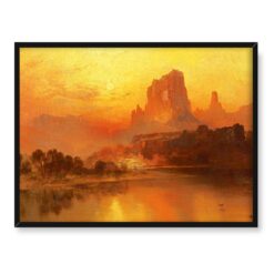 Thomas Moran Złota godzina 40x30 w RAMIE