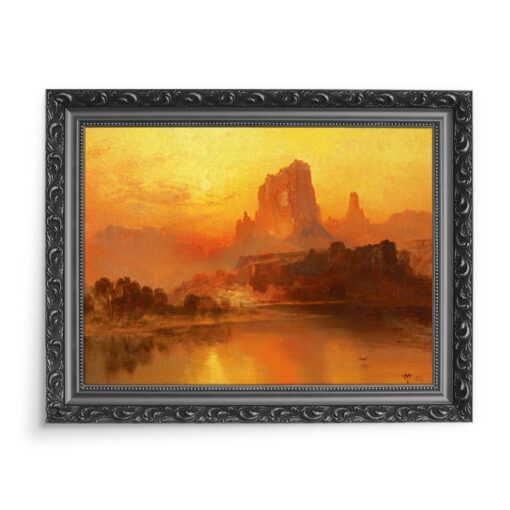 Thomas Moran Złota godzina 70x50 wydruk na płótnie CANVAS
