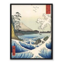 Utagawa Hiroshige Morze w Satta 30x40