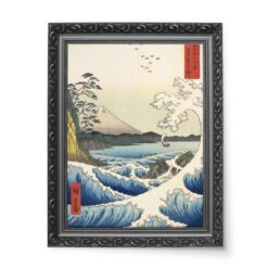 Utagawa Hiroshige Morze w Satta 50x70 wydruk na płótnie CANVAS