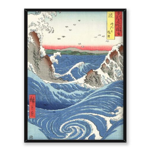 Utagawa Hiroshige Wiry Naruto 30x40