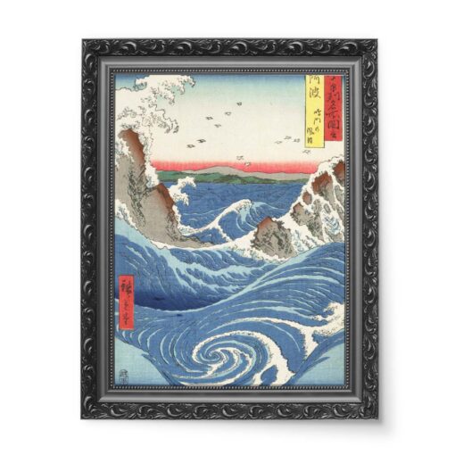 Utagawa Hiroshige Wiry Naruto 50x70 wydruk na płótnie CANVAS