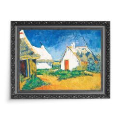 Vincent van Gogh Białe chaty w Saintes-Maries 70x50 wydruk na płótnie CANVAS