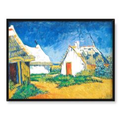 Vincent Van Gogh Białe chaty w Saintes-Maries 40x30