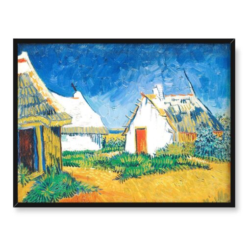 Vincent Van Gogh Białe chaty w Saintes-Maries 40x30