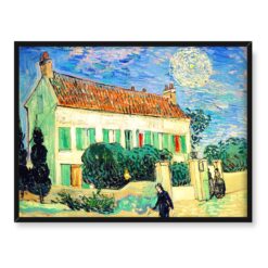 Vincent van Gogh Biały dom nocą 40x30