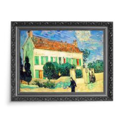 Vincent van Gogh Biały dom nocą 70x50 wydruk na płótnie CANVAS