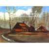 Vincent van Gogh Domy wiejskie wśród drzew — produkt cyfrowy do pobrania