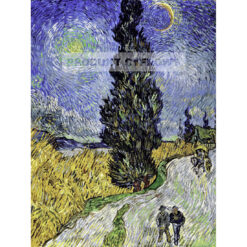 Vincent van Gogh Droga z cyprysem i gwiazdą — produkt cyfrowy do pobrania
