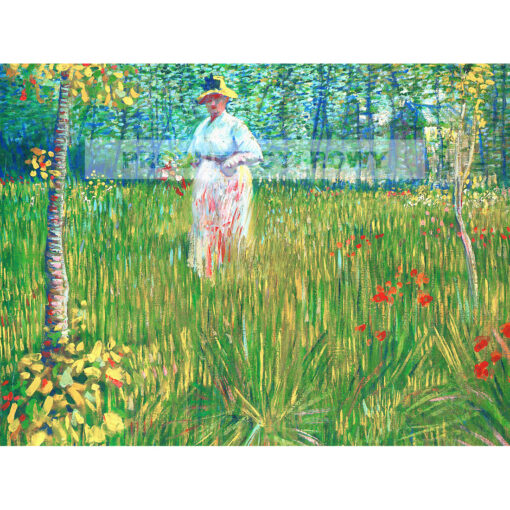 Vincent van Gogh Kobieta w ogrodzie — produkt cyfrowy do pobrania