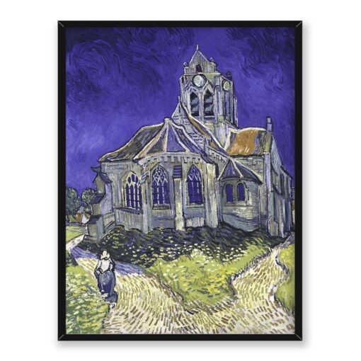 Vincent Van Gogh Kościół w Auvers 30x40