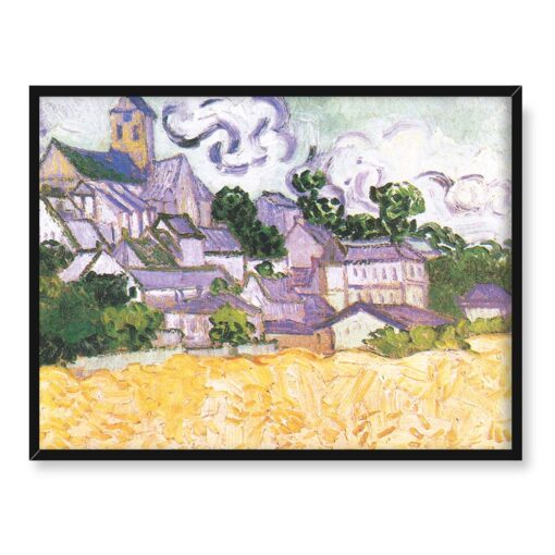 Vincent van Gogh Kościół w Auvers 40x30