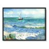 Vincent van Gogh Krajobraz morski w Saintes-Maries 40×30