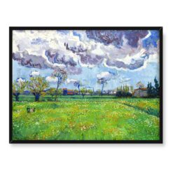 Vincent van Gogh Krajobraz pod burzowym niebem 40×30