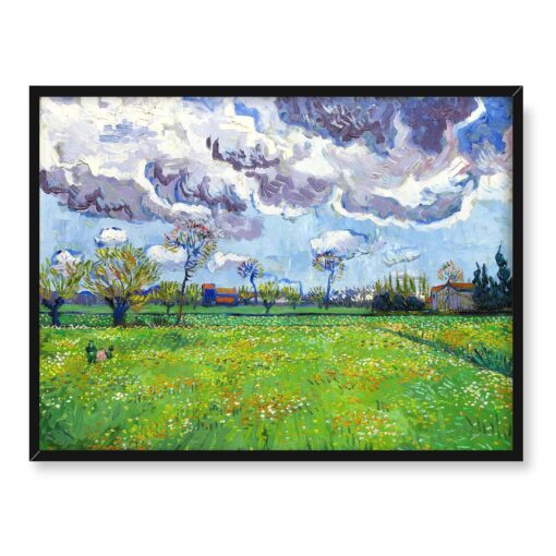 Vincent van Gogh Krajobraz pod burzowym niebem 40x30
