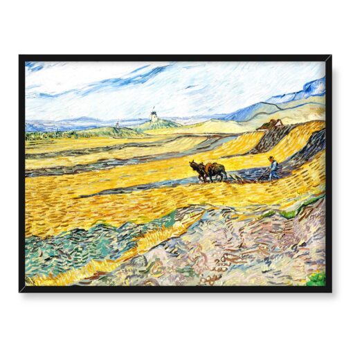 Vincent van Gogh Krajobraz Pole z oraczem 40x30