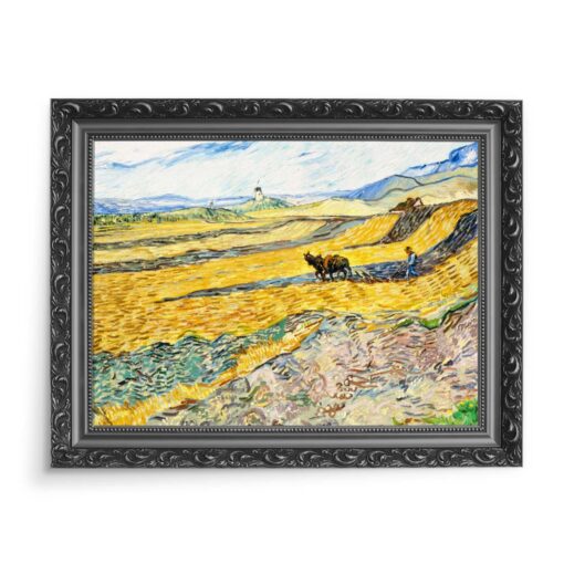 Vincent van Gogh Krajobraz Pole z oraczem 70x50 wydruk na płótnie CANVAS