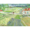 Vincent van Gogh Krajobraz z powozem i pociągiem w tle — produkt cyfrowy do pobrania